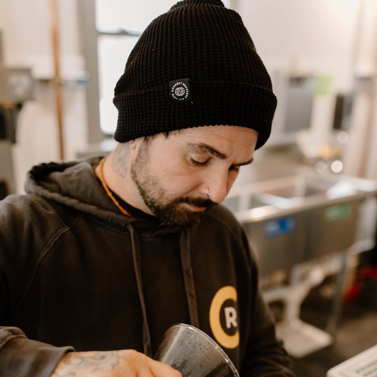 Connect Roasters Waffle Beanie