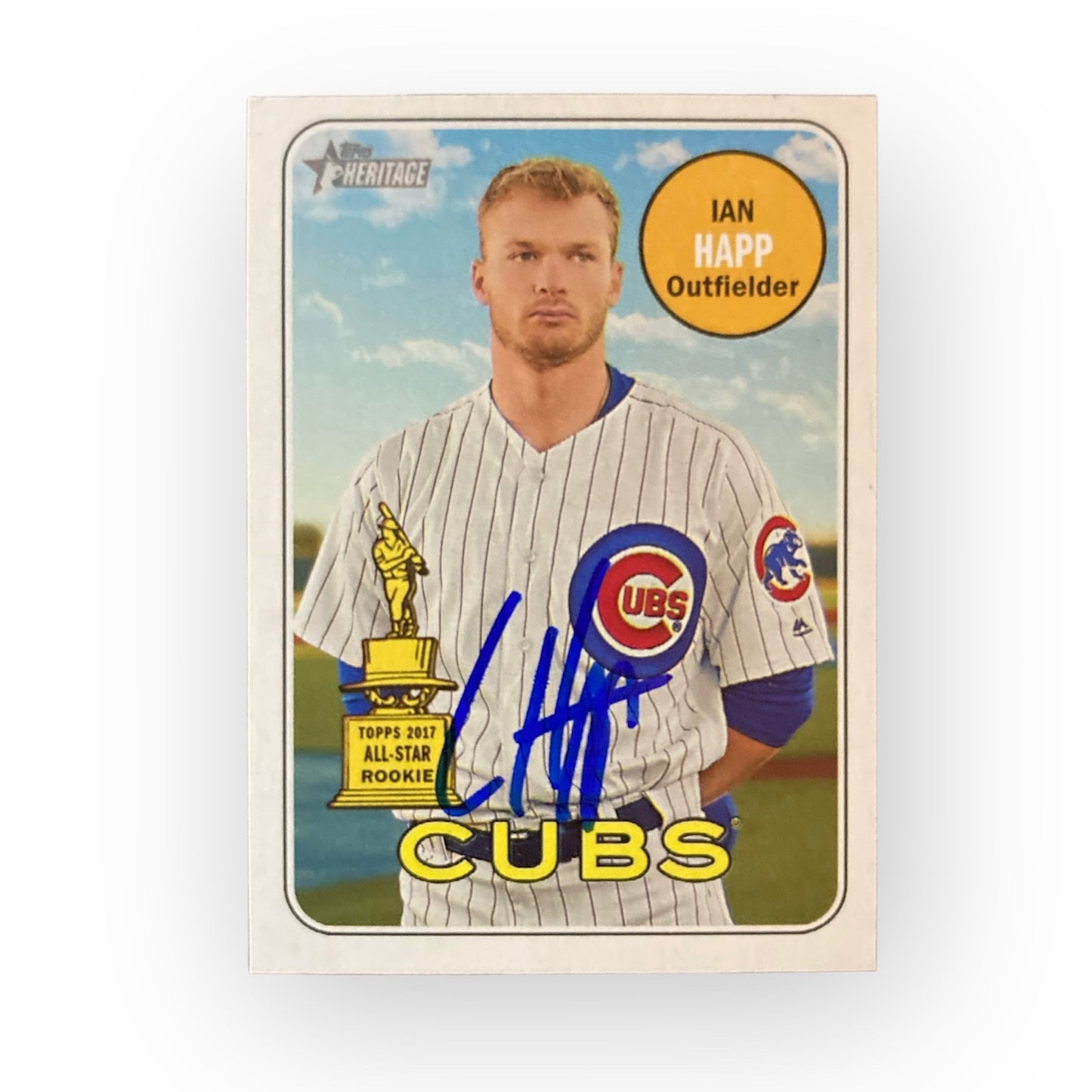 2018 Topps Heritage Signed By Ian Happ