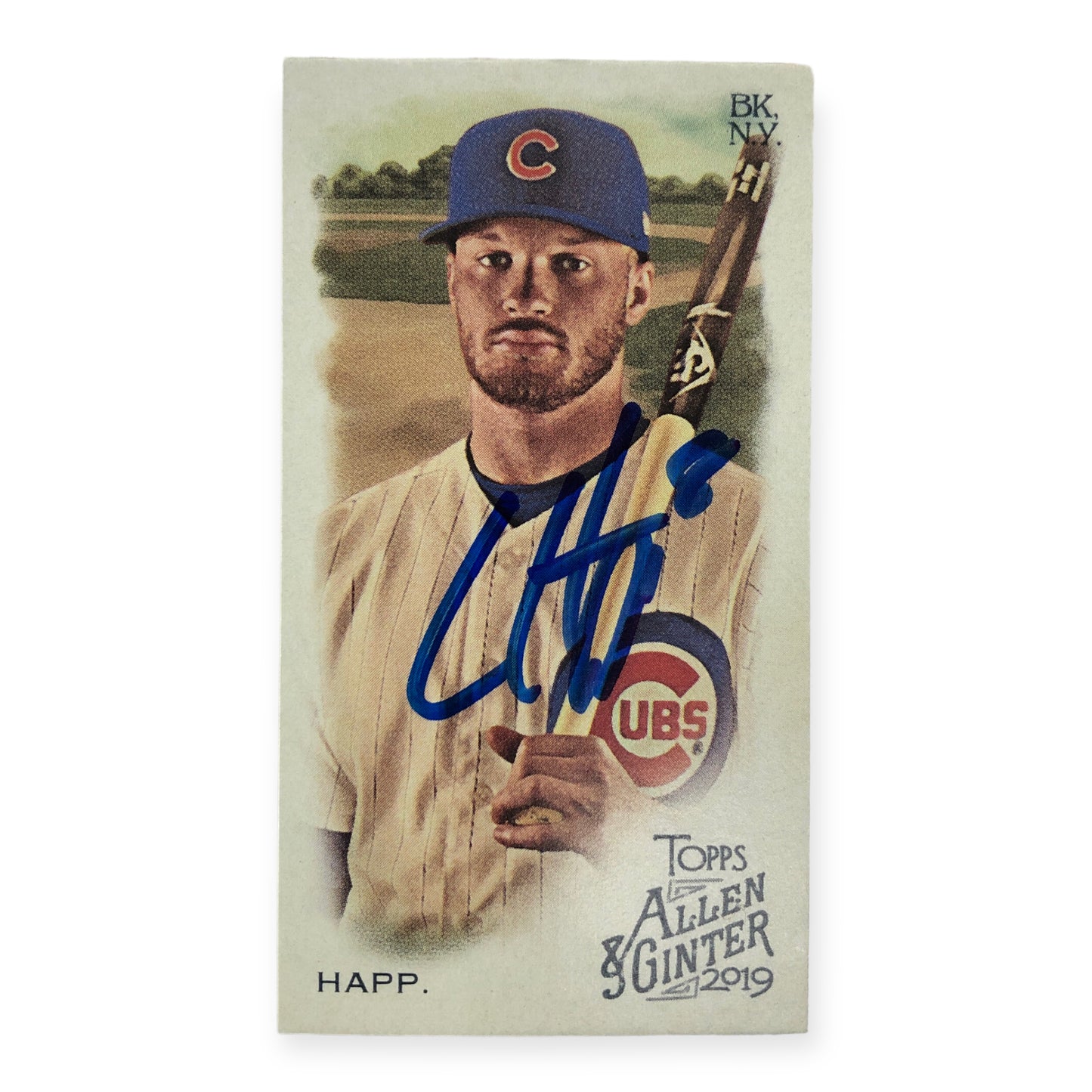 2019 Allen & Ginter Mini Baseball Card Signed by Ian Happ