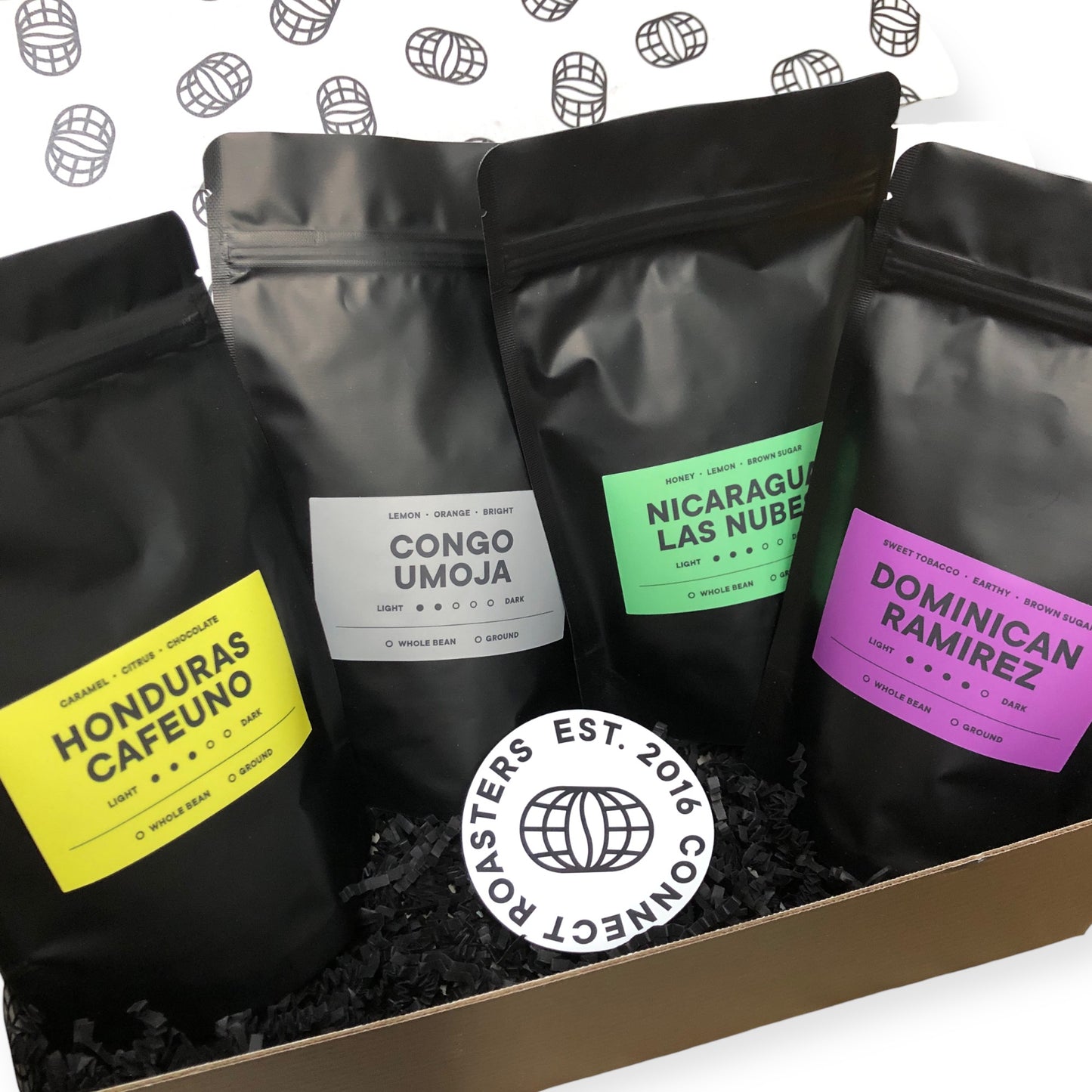 Connect Roasters Coffee Sampler Gift Box
