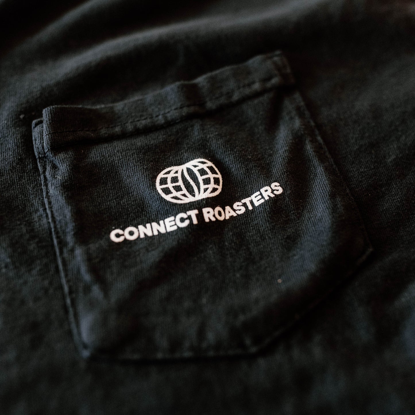Connect Roasters Black Pocket T-Shirt