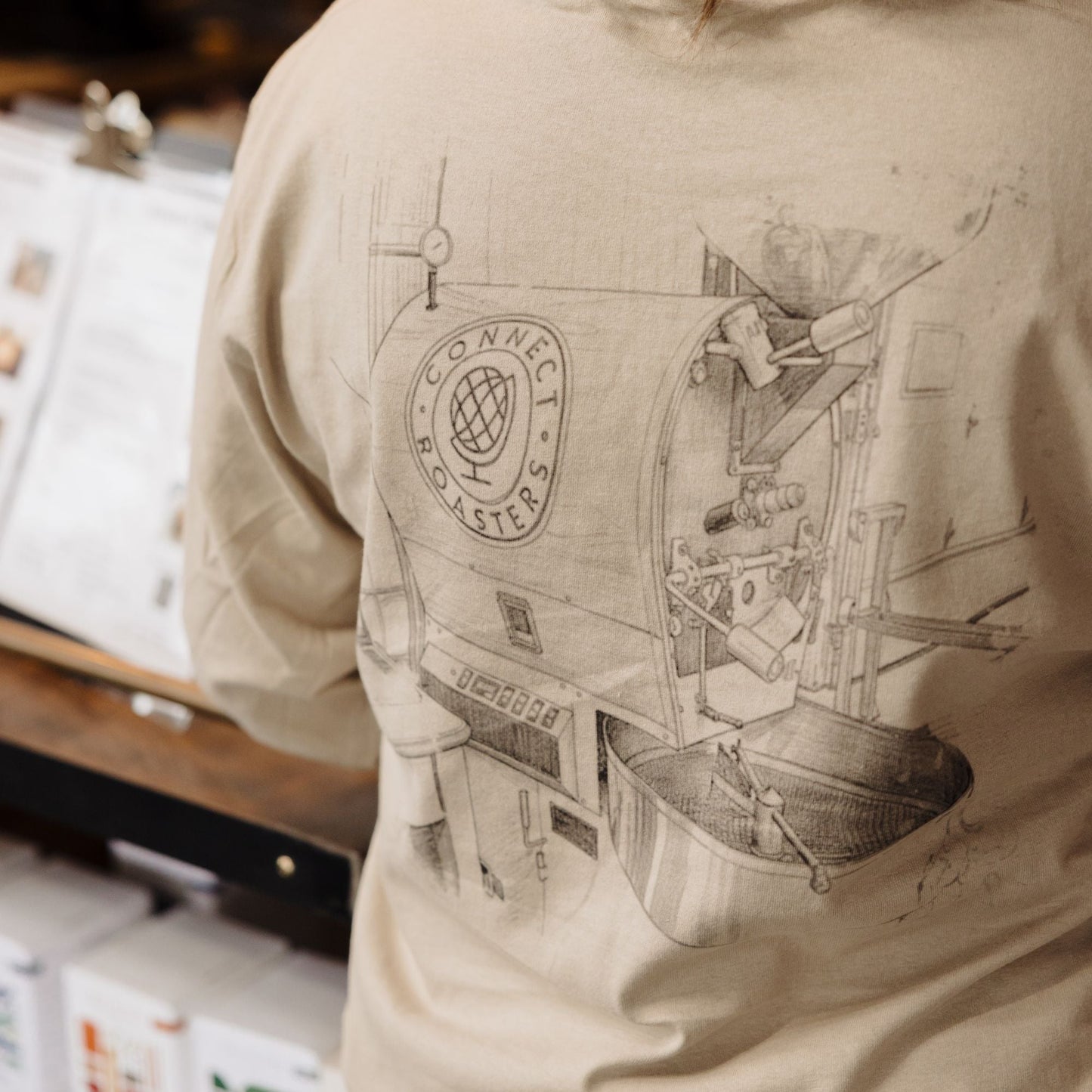 Connect Roasters Heavyweight Long-Sleeve Tee