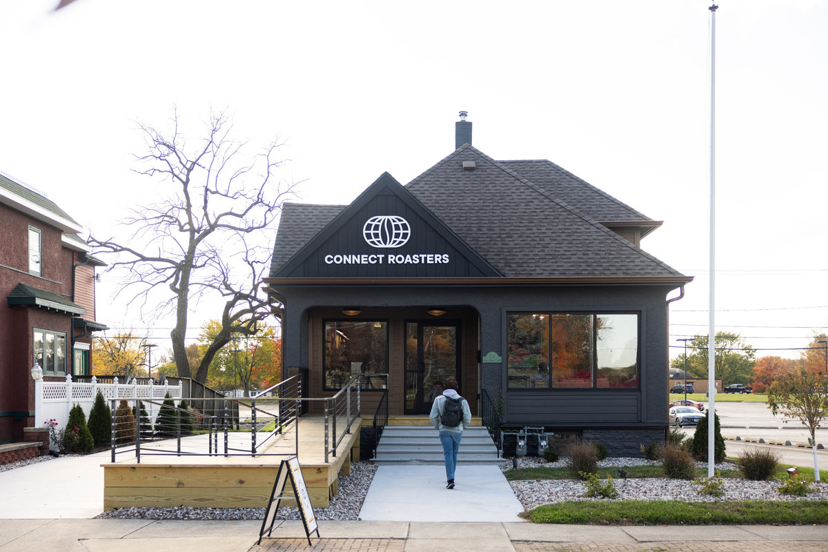 Connect Roasters cafe at 141 S Main St, Bourbonnais