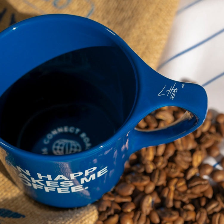 IAN HAPP MAKES ME COFFEE Mug