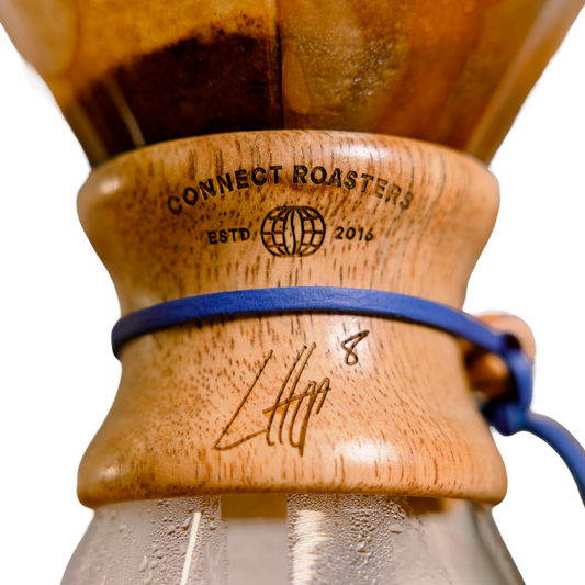 Connect x Ian Happ Custom 8-Cup Chemex Coffee Brewer